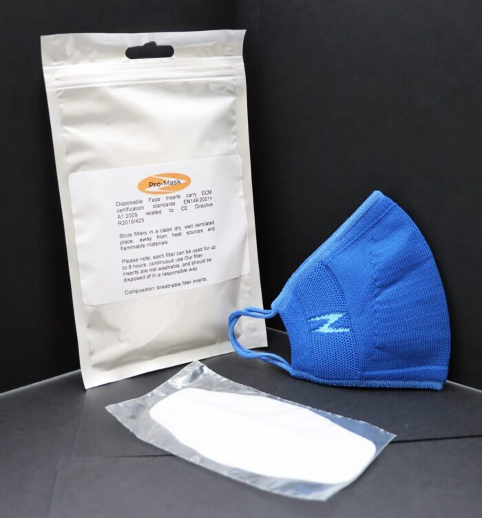 Pro-Mask reusable Kids Face Mask starter kit (Blue) by Pro-Stretch